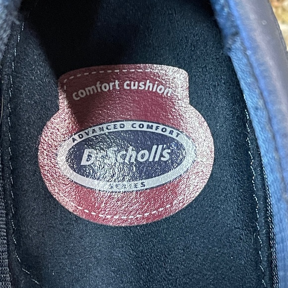 Dr. Scholl's Navy Leather Walking Shoes Walker Sneaker Women 8 Medium New W/ Box - Picture 8 of 8